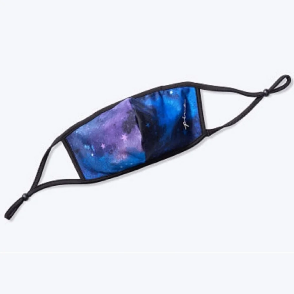 PINK Victoria's Secret Galaxy Space Stars Reusable Face Mask Adjustable New